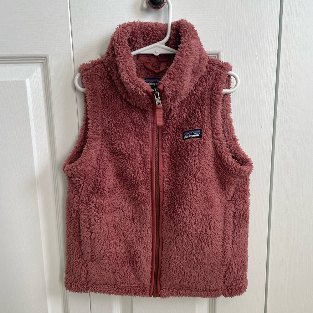 Patagonia Kids' Pink Fleece Vest